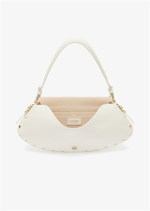 B-Kat studs bag Egret B2060043 Ganni